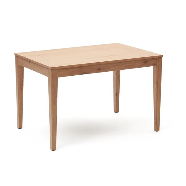 Proširiv blagovaonski stol s dodatnom pločom u dekoru hrasta 80x120 cm Yain – Kave Home