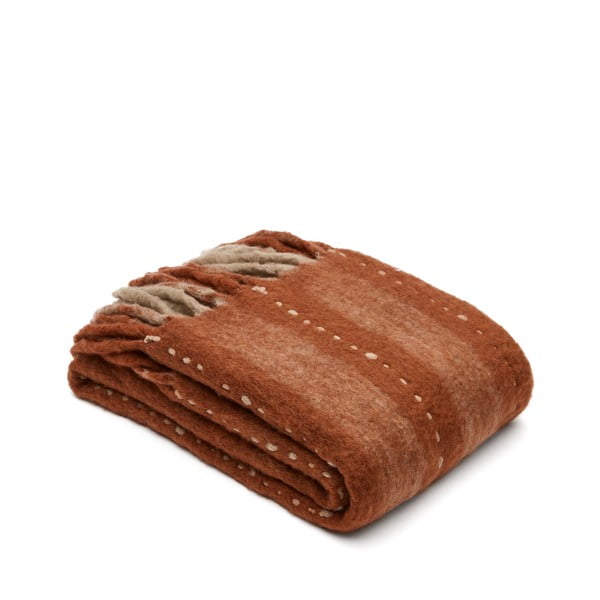 Vunena/od mješavina vlakana deka 130x170 cm Mayela – Kave Home