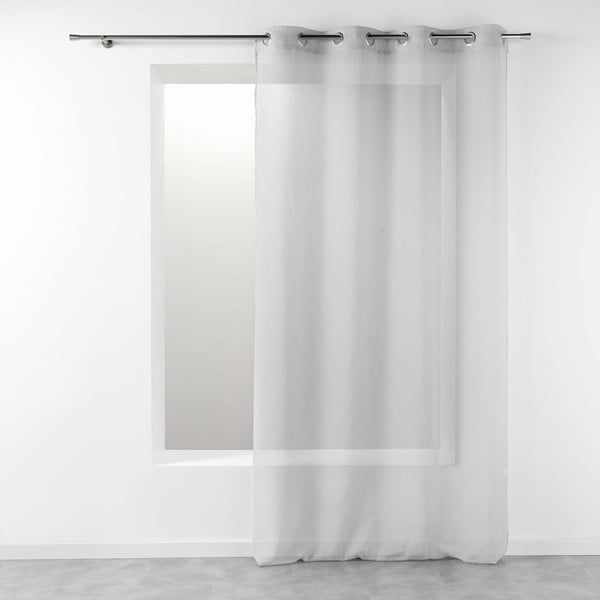 Siva prozirna zavjesa 140x280 cm Telma – douceur d'intérieur