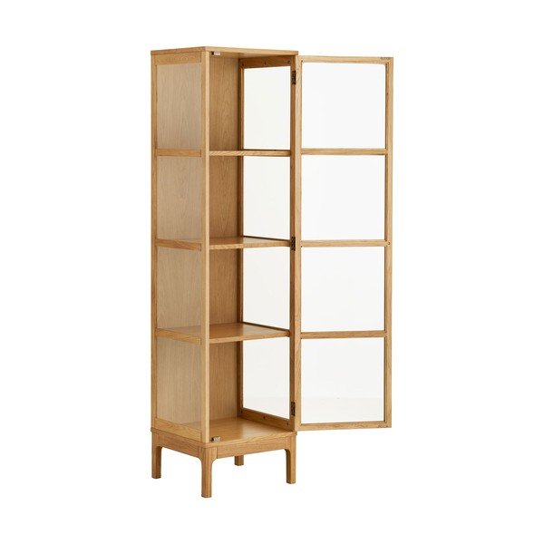 Vitrina u prirodnoj boji 47x180x40 cm Zamora – House Nordic-image-3