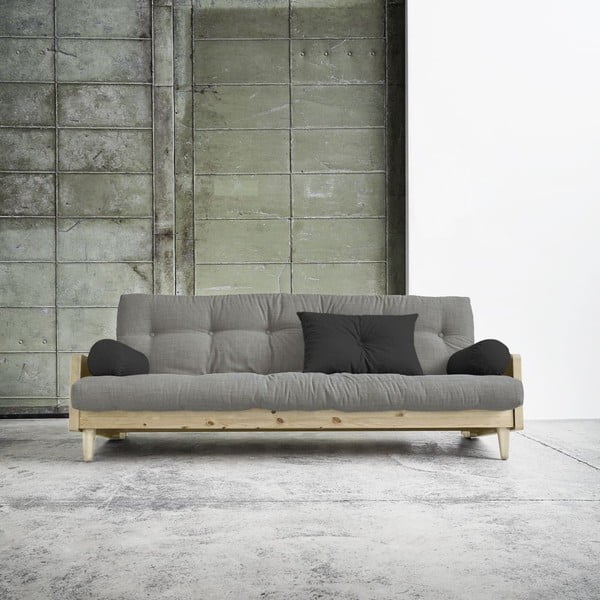 Sofa na razvlačenje Karup India Natural / Granit Grey / Tamno siva-image-2