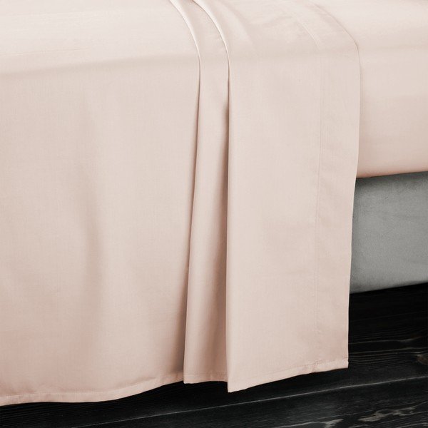 Bež plahta od pamučnog satena 180x260 cm Cotton Sateen – Bianca-image-1