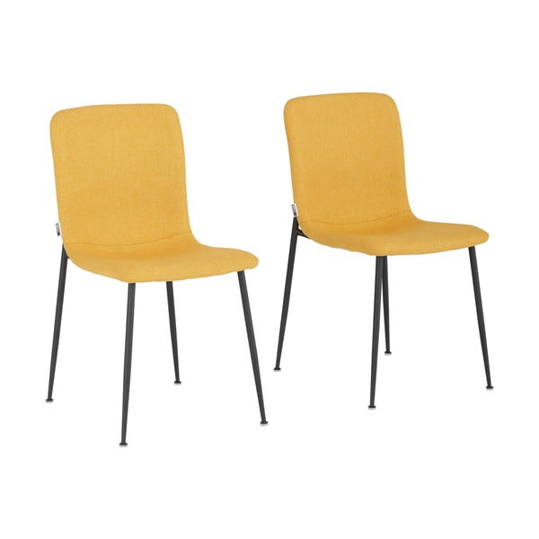 Žute blagovaonske stolice u kompletu od 2 kom Faye - Støraa-image-3