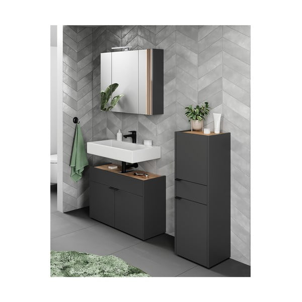 Antracitno sivi set namještaja za kupaonicu Forano – Germania-image-2