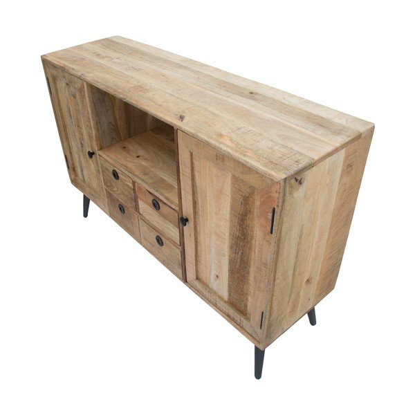 Ormarić od mango drveta Mauro Ferretti Belgrado, širine 130 cm-image-3