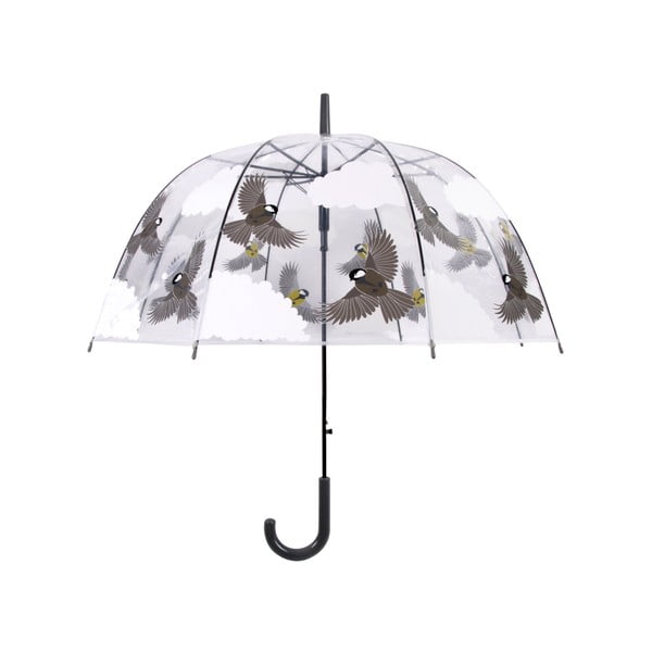 Prozirni kišobran s printom ptica Esschert Design, ⌀ 80,8 cm-image-3