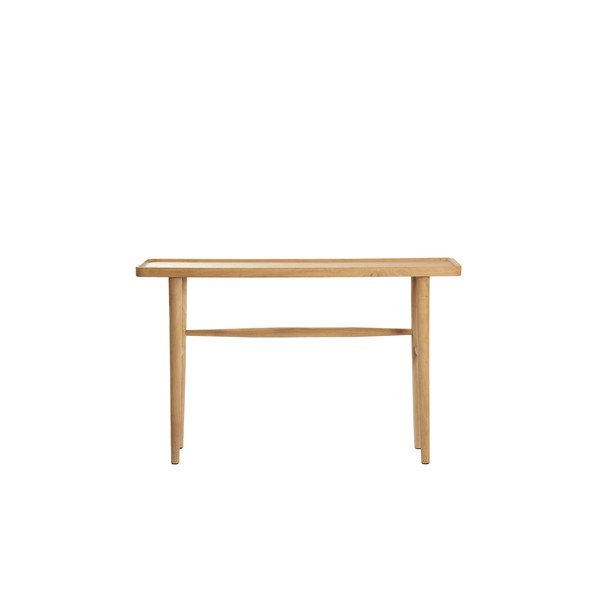 Pomoćni stol od masivnog manga u prirodnoj boji 30x120 cm Qiano – Light & Living-image-1