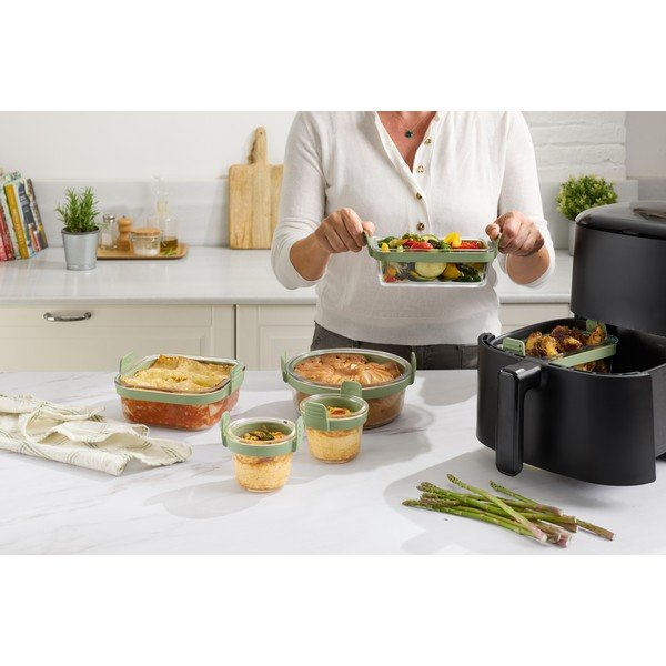 Stakleni kalup za pečenje 20,5x19,5 cm – Lékué-image-2