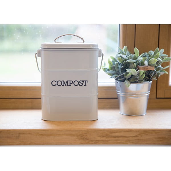 Siva kuhinjska kanta za kompostabilni otpad Kitchen Craft Living Nostalgia, 3 l-image-1
