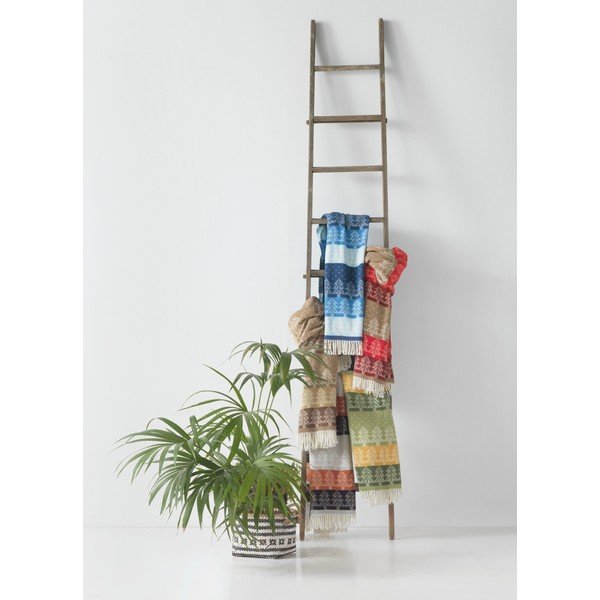 Smeđi pled s udjelom pamuka Euromant Kuusi, 140 x 160 cm-image-1