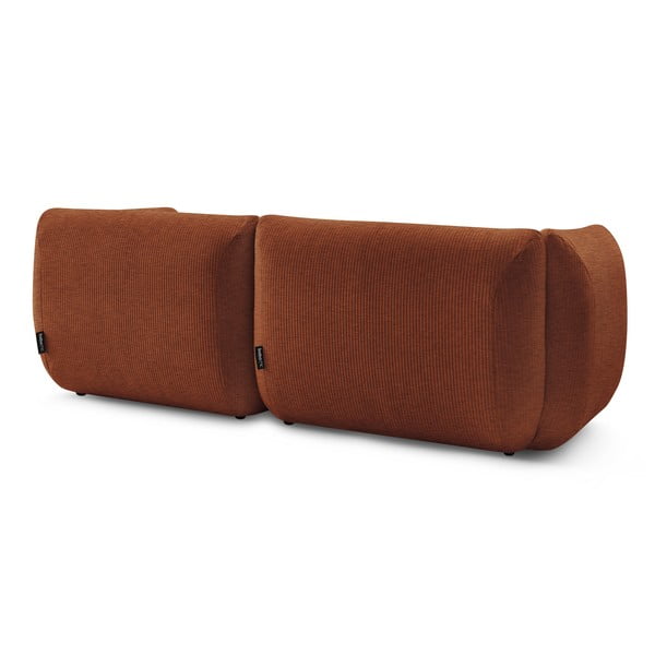 Narančasta samt sofa 260 cm Lecomte - Bobochic Paris-image-4