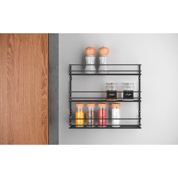 Zidni organizator začina od nehrđajućeg čelika Pepito – Metaltex-image-1