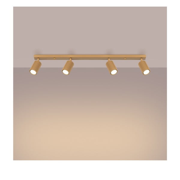 Reflektor u zlatnoj boji 6,5x81 cm Gleam – Sollux-image-2