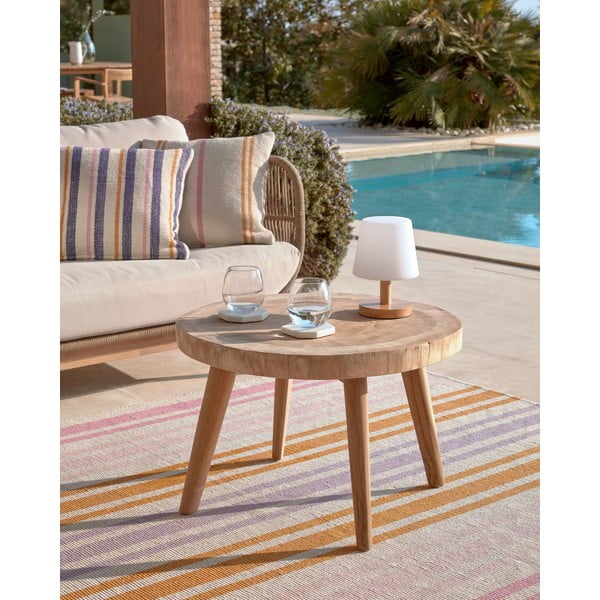 LED prigušiva stolna svjetiljka u prirodnoj boji (visina 22 cm) Ambar - Kave Home-image-1