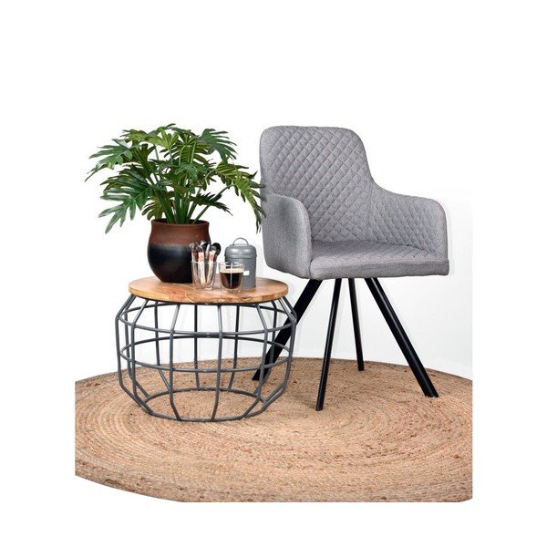 Smeđi okrugao tepih juten ø 180 cm – LABEL51-image-1