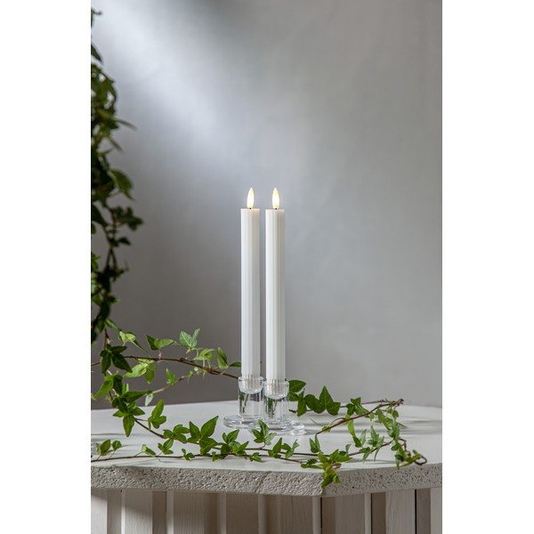 LED svijeće u setu 2 kom (visina 25 cm) Flamme Stripe – Star Trading-image-3