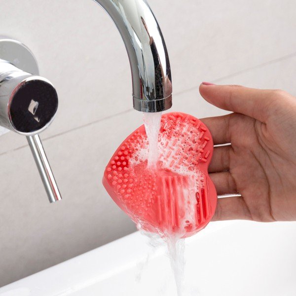 InnovaGoods Heart ručni silikonski čistači za kozmetičke četke-image-4