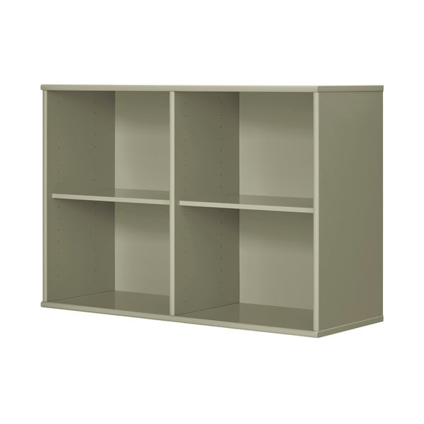 Kaki zelena viseća biblioteka 89x61x32,5 cm Mistral – Hammel Furniture-image-1