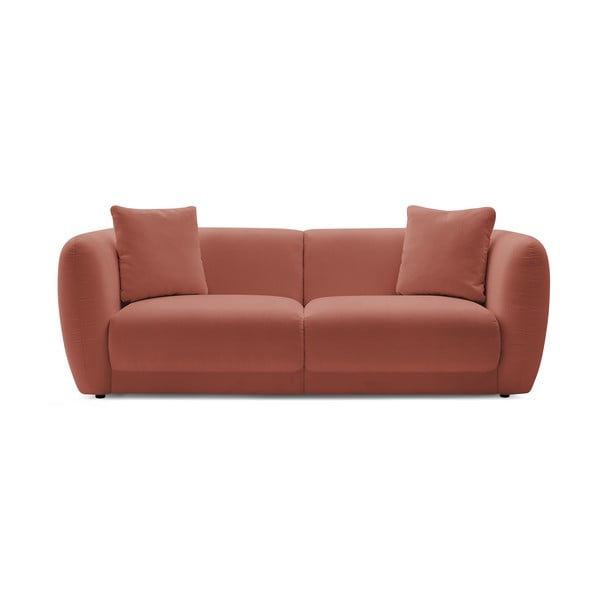 Crveni kauč 230 cm Bourbon - Bobochic Paris