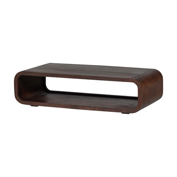 Stolić za kavu od masivnog manga u tamnoj prirodnoj boji 60x120 cm Kinu – WOOOD-image-2