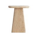 Pomoćni stol s kamenom pločom stola 40x40 cm Kepami – Light & Living