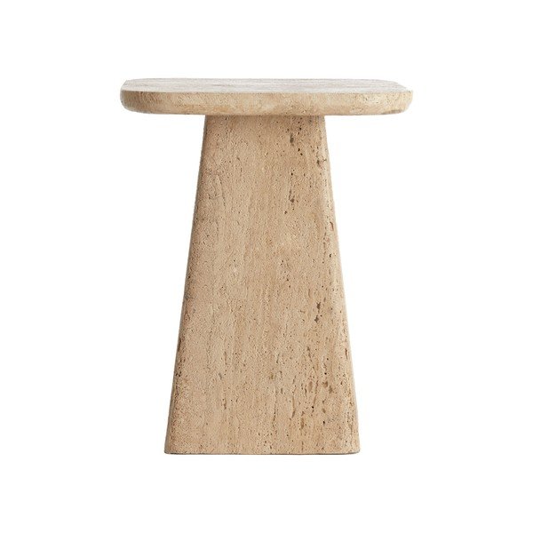 Pomoćni stol s kamenom pločom stola 40x40 cm Kepami – Light & Living