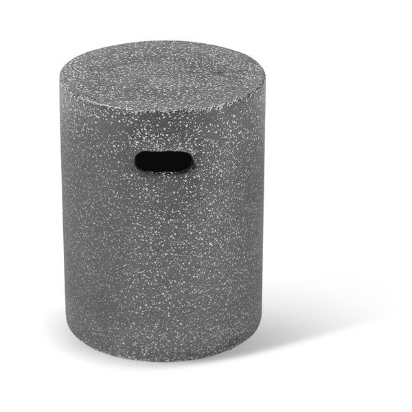 Crni vrtni stolić Bonami Selection Loris, ø 35 cm-image-1