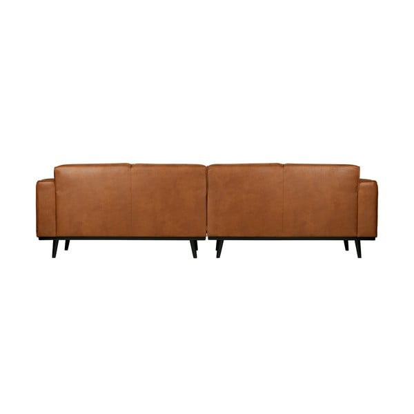 Smeđa sofa od imitacije kože 280 cm Statement – WOOOD-image-4