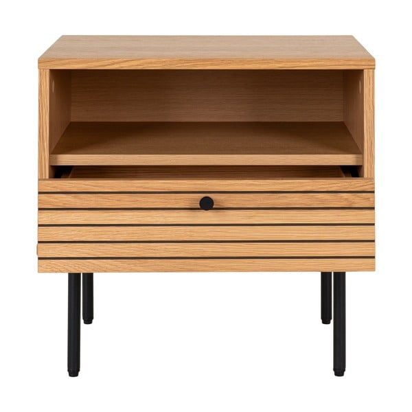 Pomoćni stol s pločom stola u dekoru hrasta 40x50 cm Kyoto – House Nordic-image-3