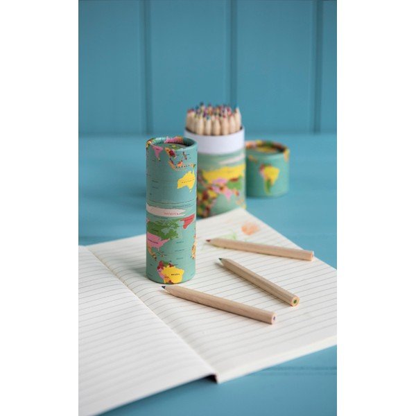 Set od 12 bojica Rex London World Map-image-1