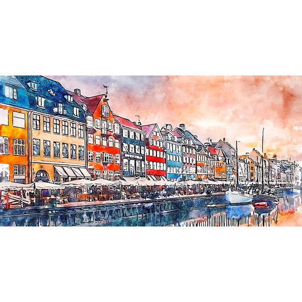 Slika 80x40 cm Copenhagen – Fedkolor