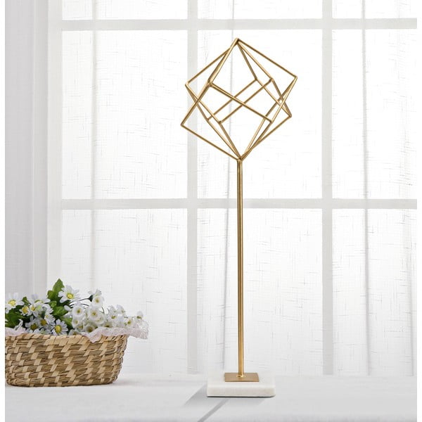 Statua u zlatnom dekoru Mauro Ferretti Cube-image-1