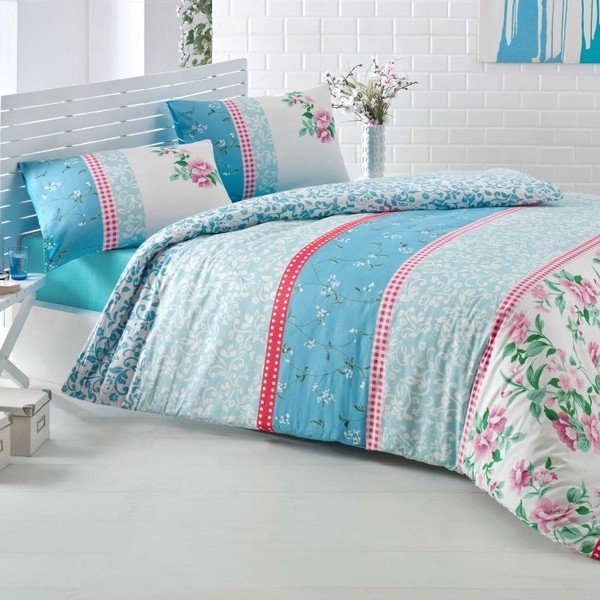 Posteljina Gulfem Blue, 240x220 cm