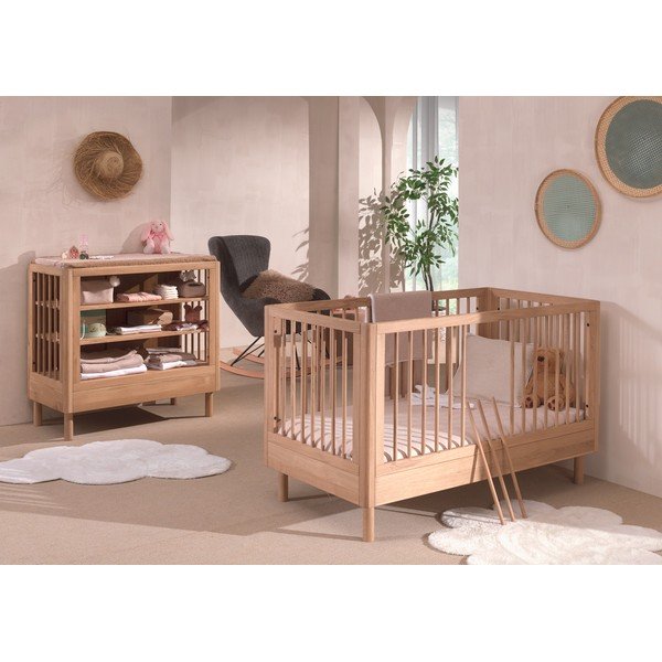 Set dječjeg namještaja 2 kom od punog hrasta Forrest – Vipack-image-1