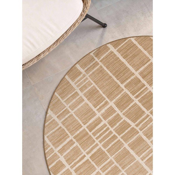 Krem/u prirodnoj boji okrugao unutarnji i vanjski tepih ø 200 cm Haringey Crouch – Ted Baker-image-3