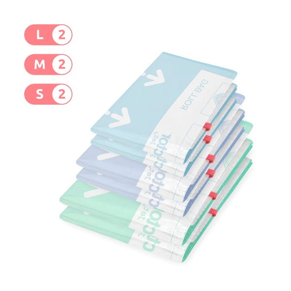 Vakuum vrećice za odjeću u setu 6 kom Roll Up S/M/L – Compactor-image-2