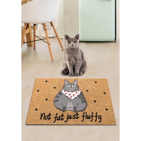 Podloga za zdjelu za mačke Petpetite Not Fat Just Fluffy, 60 x 40 cm-image-2