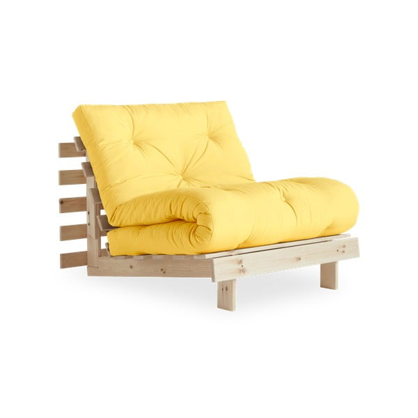 Promjenjiva fotelja Karup Design Roots Raw / Yellow
