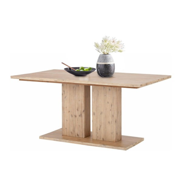 Smeđi blagovaonski stol od punog bagremovog drveta Støraa Yen, 1 x 2 m