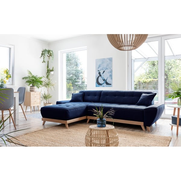 Mornarsko plava kutna garnitura na razvlačenje Miuform Dazzling Daisy-image-3