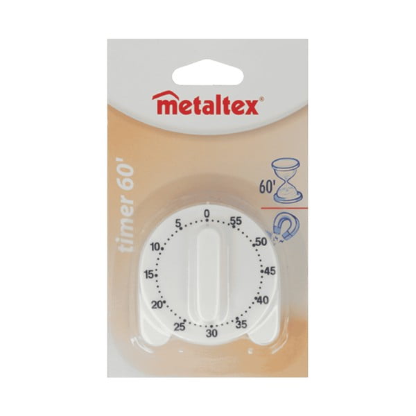 Bijeli kuhinjski mjerač vremena Metaltex Time-image-1