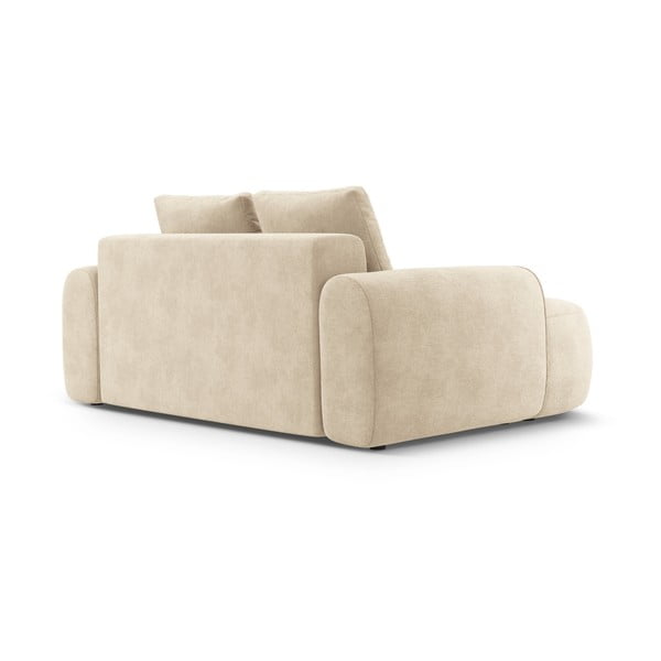 Bež baršunasti sofa 175 cm Linz – Cosmopolitan Design-image-3