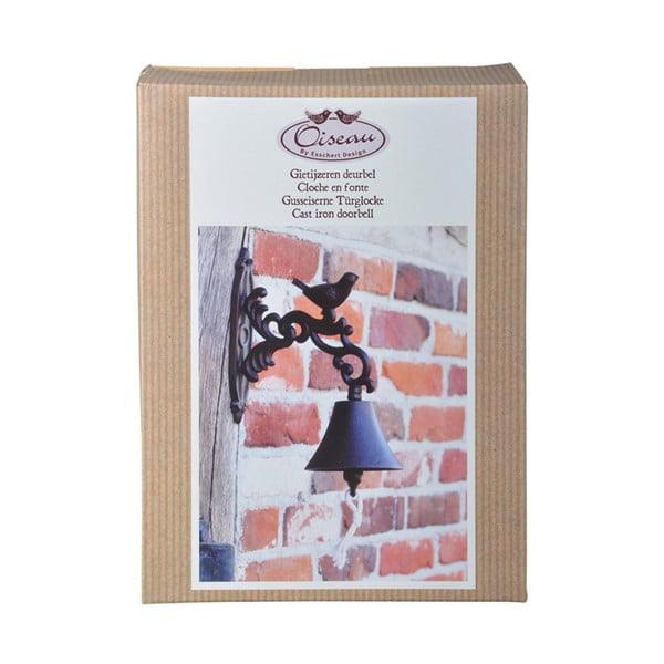 Zvono od lijevanog željeta u poklon kutiji Esschert Design Birdy-image-4