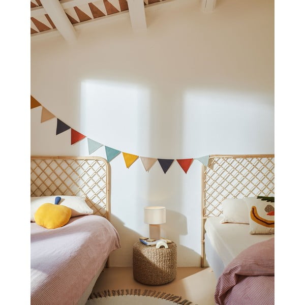 Bijela/bež stolna lampa s tekstilnim sjenilom (visina 29 cm) Bianella – Kave Home-image-4