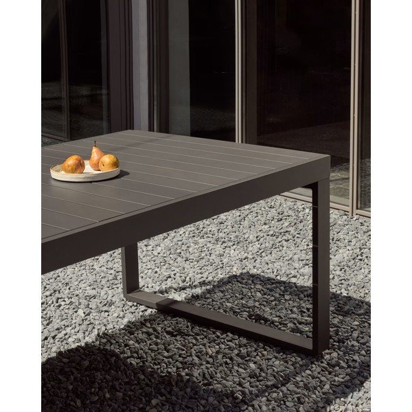 Metalni vrtni stol 100.5x220 cm Galdana – Kave Home-image-4