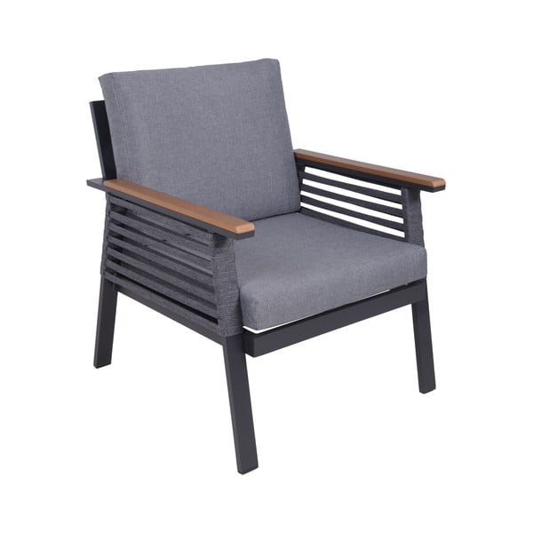 Tamno siva vrtna garnitura aluminijska za 4 osobe Denia – Garden Pleasure-image-4