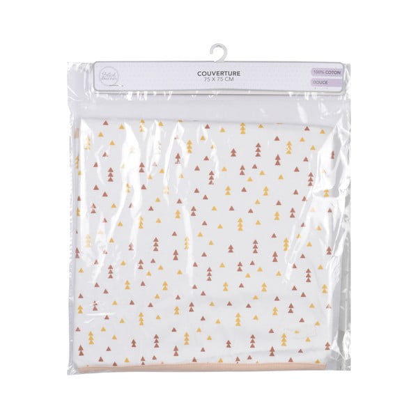 Bijela pamučna deka za bebe 75x75 cm Forest – Bébé Douceur-image-1
