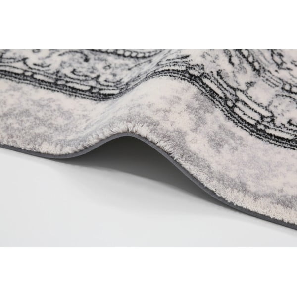Sivi vuneni tepih 133x180 cm Meri – Agnella-image-2