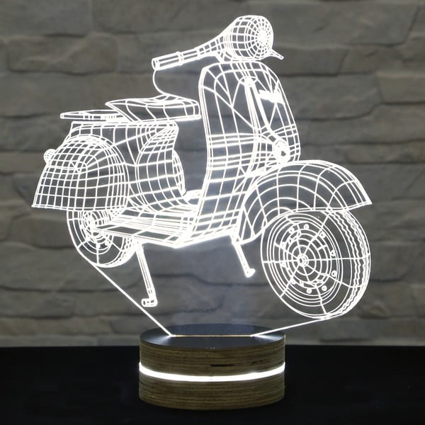 3D stolna lampa za motocikl