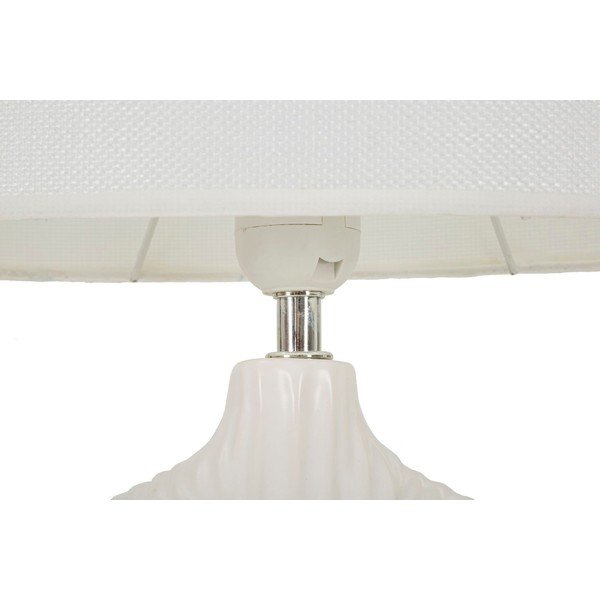 Bijela stolna lampa keramička s tekstilnim sjenilom (visina 43 cm) Seta – Mauro Ferretti-image-4